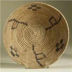 COILED PIMA/PAPAGO SHALLOW BASKET