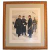 Image 1 : 1885 lithograph titled ''Officers and Enlisted Men