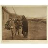 Image 1 : PHOTOGRAVURE EDWARD CURTIS LOAD OF FUEL-ZUNI