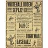 Image 1 : EPHEMERA WHITE HALL MOUNTAIN RODEO POSTER MONTANA