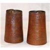 Image 1 : Leather Cuffs marked R.T. Frazier Pueblo RGD trademark'' measuring 5.75'' tall.