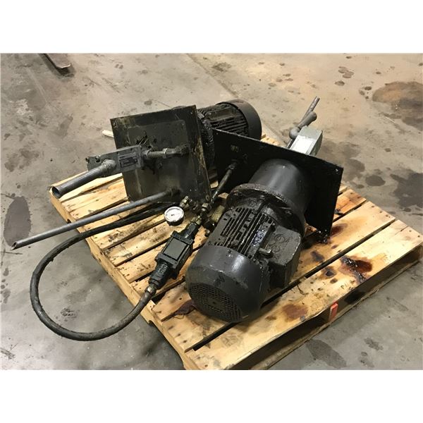(2) SIEMENS 1LA7130-2AA11 MOTOR W/ KNOLL KTS 25-60-T / KTS 25-50-T5KB PUMP