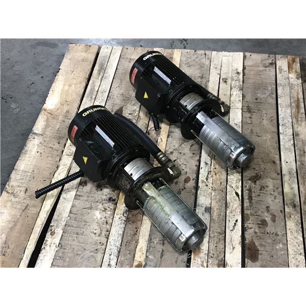 (2) GRUNDFOS 90SA2-24F115 PUMP