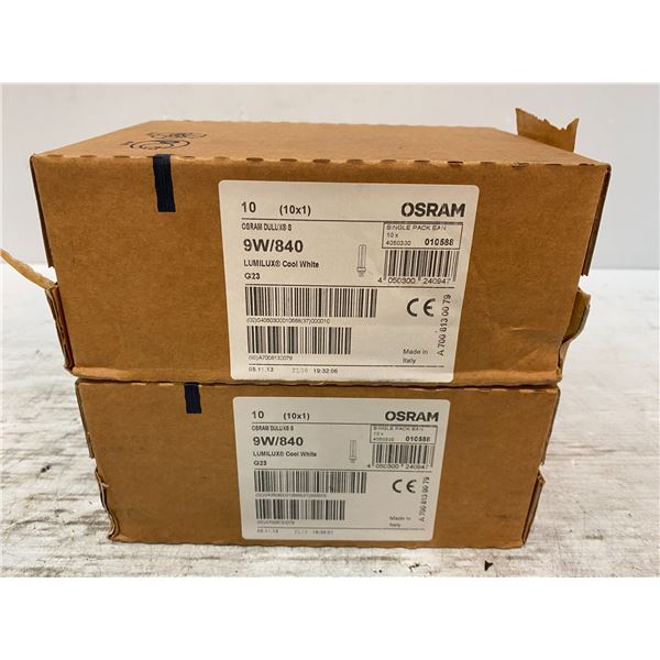 LOT OF OSRAM DULUX0S 9W/840
