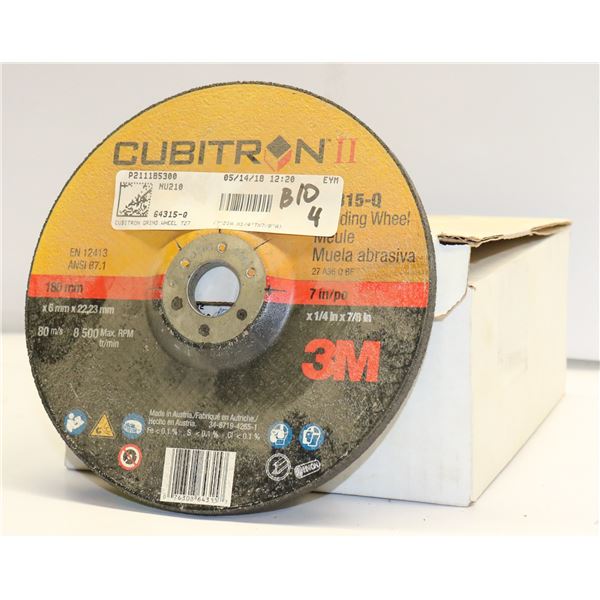 CASE OF 10 CUBITRON CUT & GRIND WHEELS T27