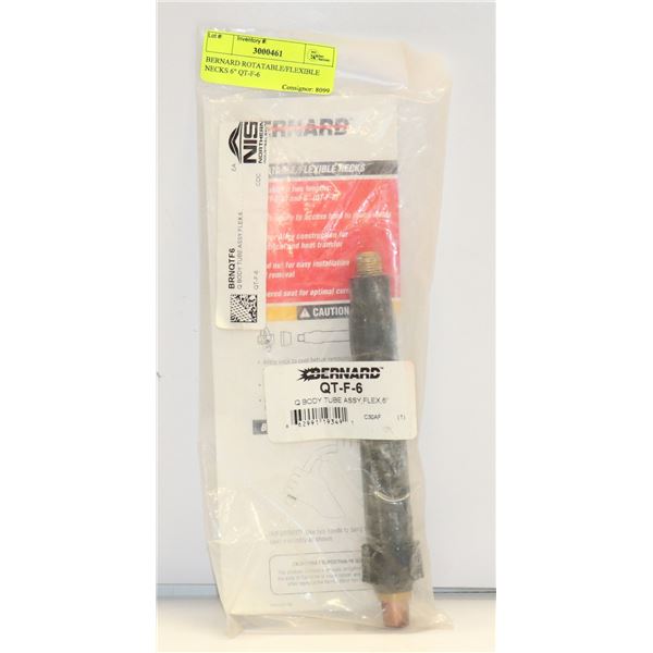 BERNARD ROTATABLE/FLEXIBLE NECKS 6" QT-F-6