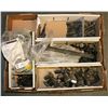 Image 1 : BOX OF ASSORTED INDUSTRIAL BOLTS & MORE