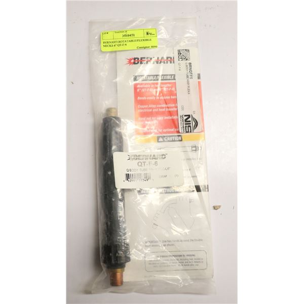 BERNARD ROTATABLE/FLEXIBLE NECKS 6" QT-F-6