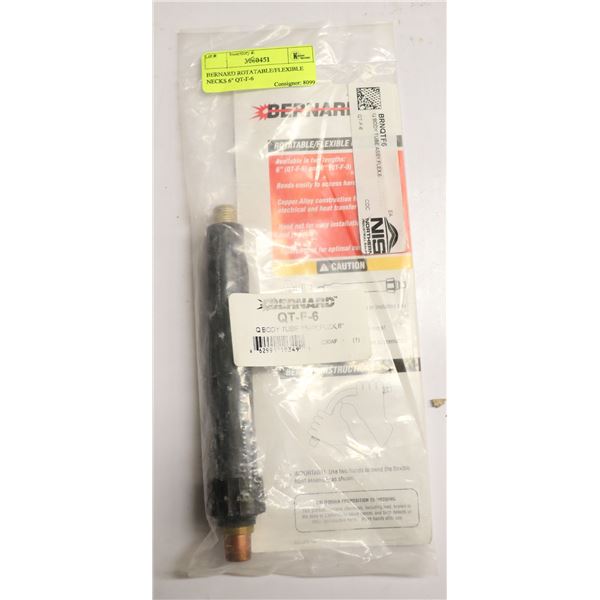 BERNARD ROTATABLE/FLEXIBLE NECKS 6" QT-F-6