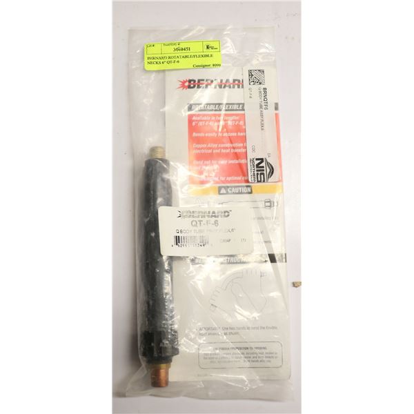 BERNARD ROTATABLE/FLEXIBLE NECKS 6" QT-F-6