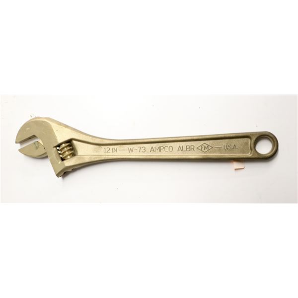 12 INCH AMPCO W-73 WRENCH W/ ADJUSTABLE END