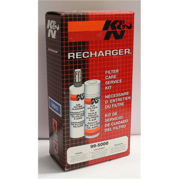 NEW K&N AIR FILTER RECHARGE KIT