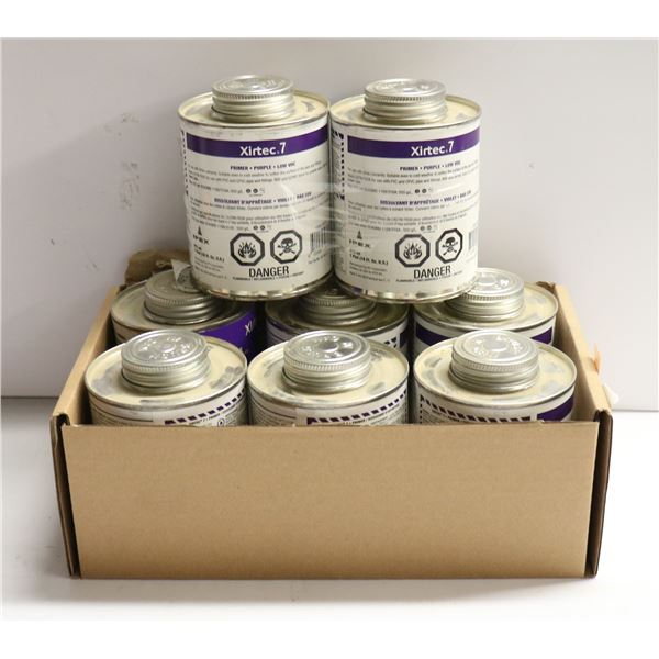 8 CANS OF XIRTEC 7 PRIMER 473 ML PER CAN