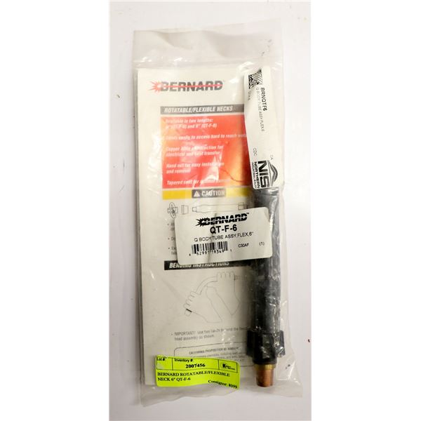 BERNARD ROTATABLE/FLEXIBLE NECK 6" QT-F-6