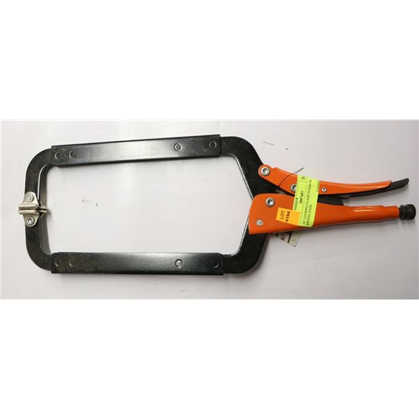 18" LOCKING CLAMP PLIERS W/ SWIVEL PADS