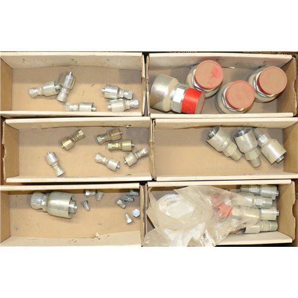 FLAT OF ASSORTED ADAPTERS