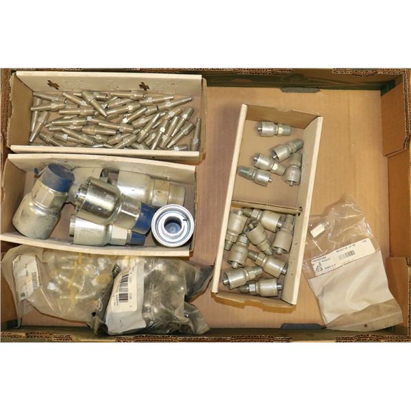 FLAT OF ASSORTED ADAPTERS