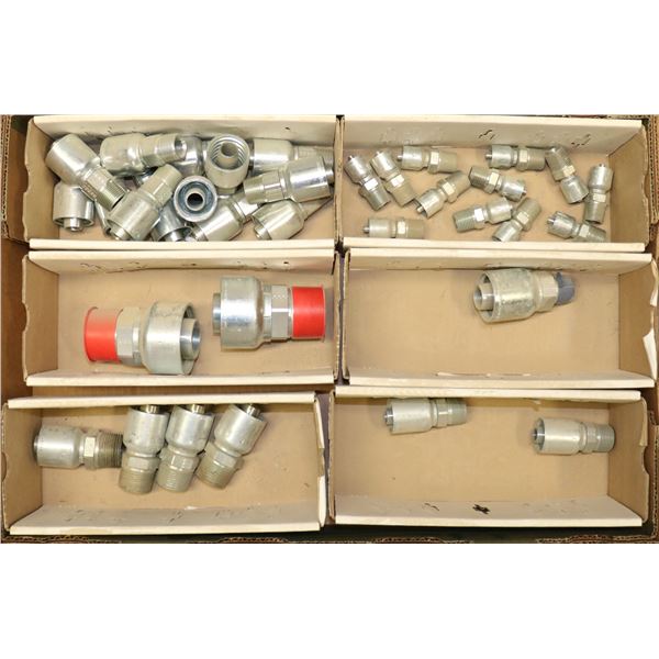 FLAT OF ASSORTED ADAPTERS