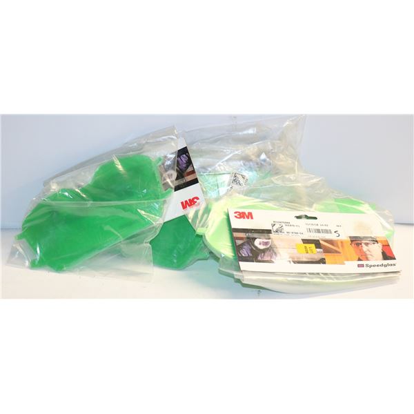 LOT OF 3M SPEEDGLAS ANTIFOG GRINDING VISOR