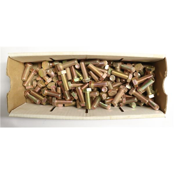 TRAY LOT OF HEX CAP SCREWS 1/2 X 1 1/2 YZINC