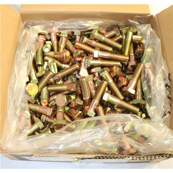 BOX OF HEX CAP SCREWS GR 8 YZ 5/8 X 2-1/2 NC