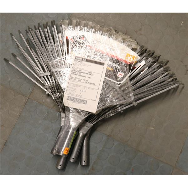 LOT OF 6 INDUSTRIAL GRADE RAKE HEADS