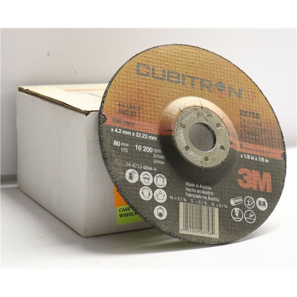CASE OF 10 CUBITRON CUT & GRIND WHEELS T27