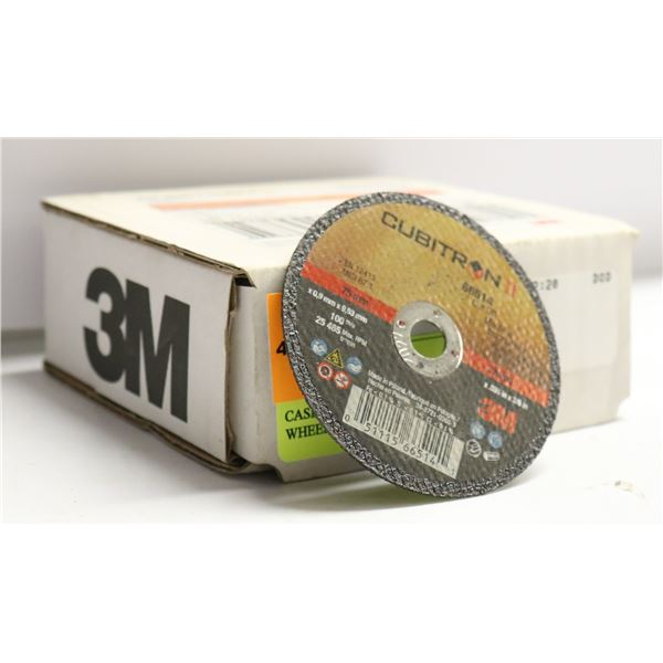 CASE OF 25 CUBITRON CUT OFF WHEELS T1