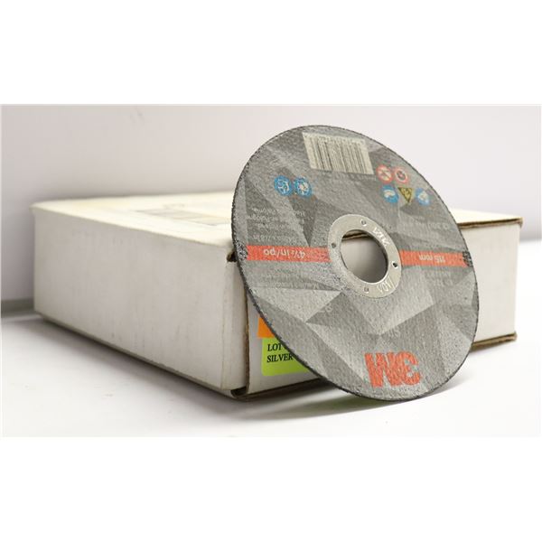 LOT OF 15 ASSORTED CUBITRON SILVER CUT OFF WHEELS