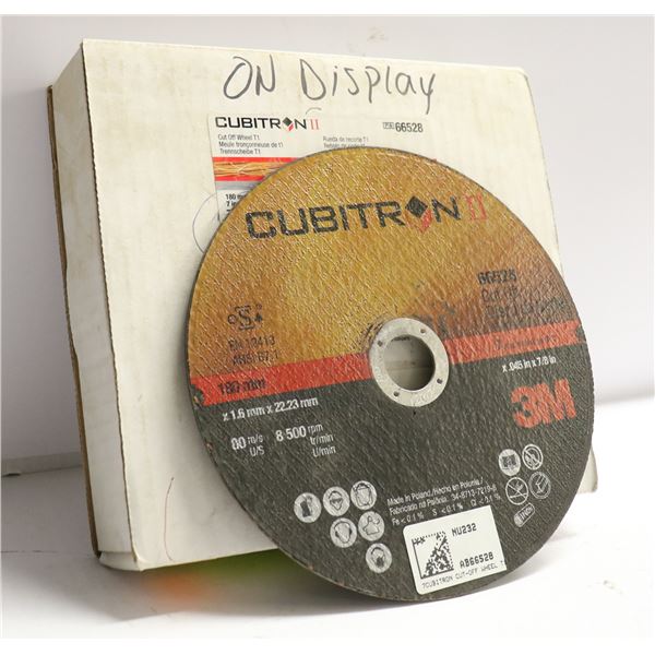 CASE OF 21 CUBITRON CUT OFF WHEELS T1