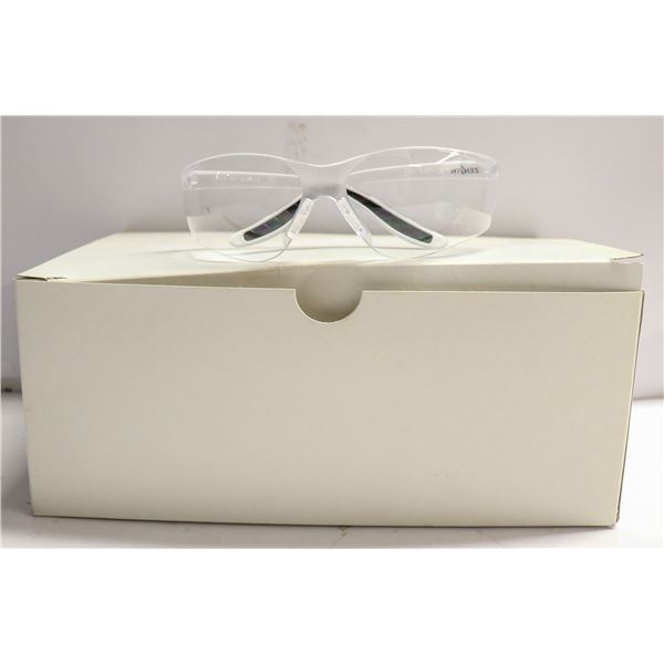CASE OF 12 CLEAR ZENITH SAFETY GLASSES