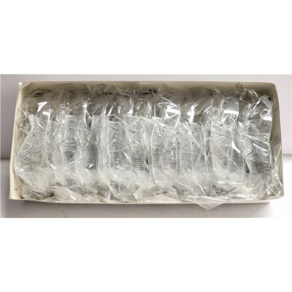 CASE OF 12 CLEAR PYRAMEX SAFETY GLASSES