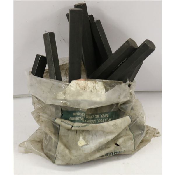 BAG OF TEN 5/8" HEX KEYS