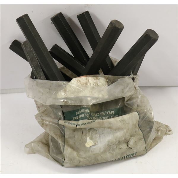 BAG OF TEN 5/8" HEX KEYS