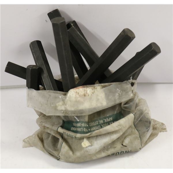 BAG OF TEN 5/8" HEX KEYS
