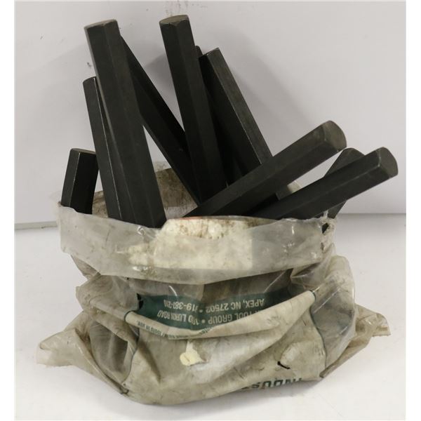 BAG OF TEN 5/8" HEX KEYS