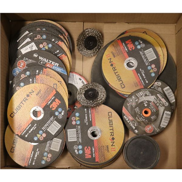 FLAT LOT OF WALTER & CUBITRON CUT/GRINDING DISCS