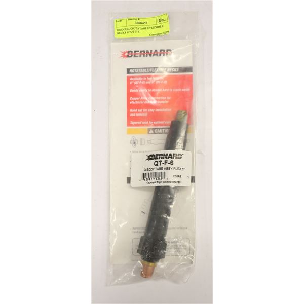 BERNARD ROTATABLE/FLEXIBLE NECKS 6" QT-F-6