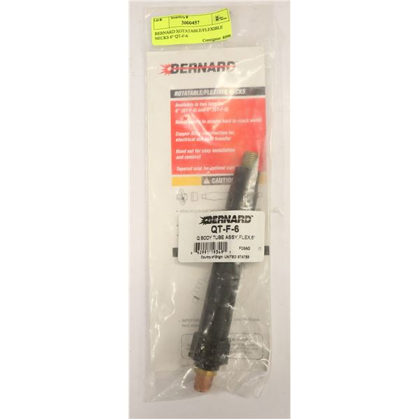 BERNARD ROTATABLE/FLEXIBLE NECKS 6" QT-F-6