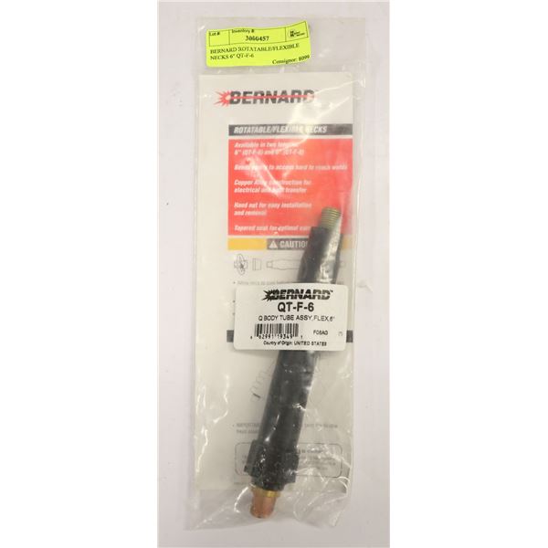 BERNARD ROTATABLE/FLEXIBLE NECKS 6" QT-F-6