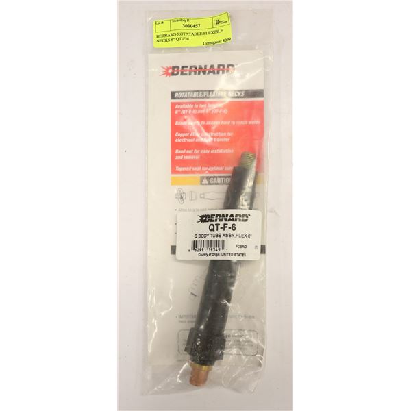 BERNARD ROTATABLE/FLEXIBLE NECKS 6" QT-F-6