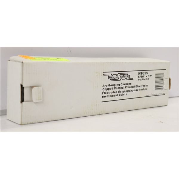 WELDMATE ARC GOUGING CARBONS 5/16" X 12" QTY 50