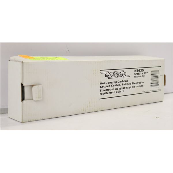 WELDMATE ARC GOUGING CARBONS 5/16" X 12" QTY 50