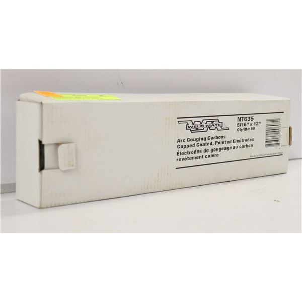 WELDMATE ARC GOUGING CARBONS 5/16" X 12" QTY 50