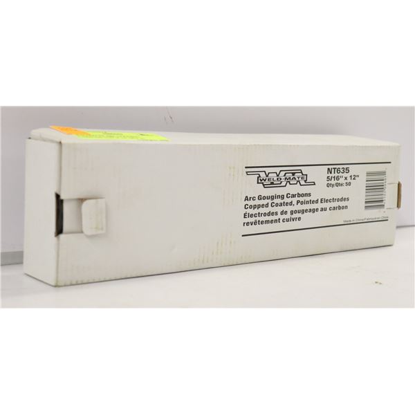 WELDMATE ARC GOUGING CARBONS 5/16" X 12" QTY 50