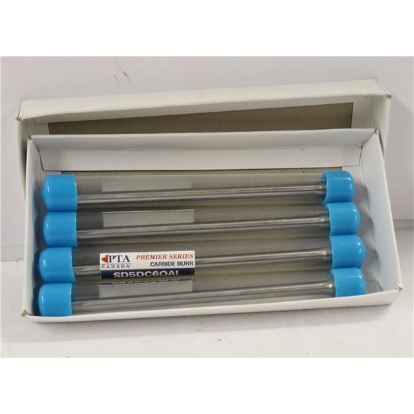 BOX OF 4 CARBIDE BURR BITS SD5DC6OAL