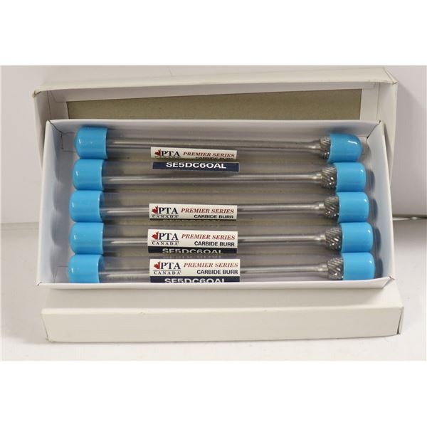 2 BOXES OF CARBIDE BURR BITS 5 PCS PER BOX