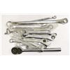 Image 1 : GRAY REVERSIBLE RATCHET & ASSORTED WRENCHES