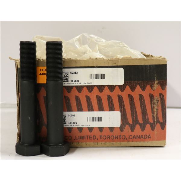 BOX OF HEX HEAD CAP SCREWS 1X6