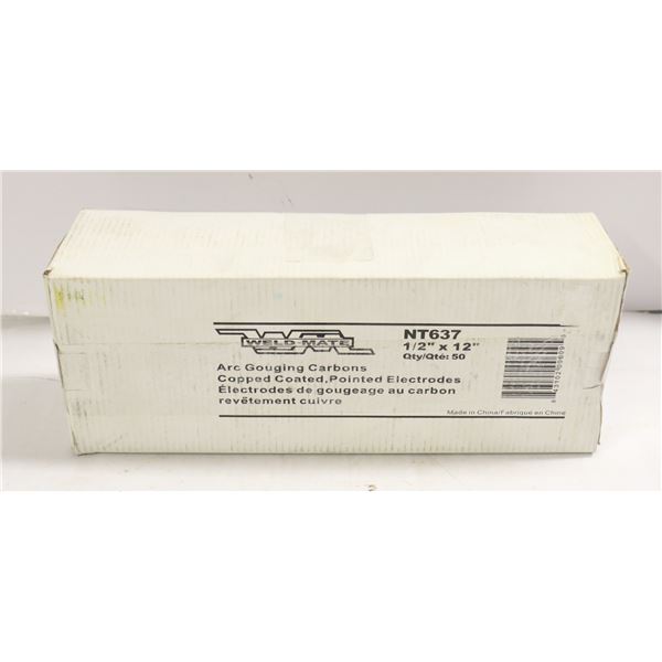 WELDMATE ARC GOUGING CARBONS 1/2 X 12 QTY 59
